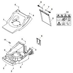 Viking MB455 BC - Housing - Parts Diagram