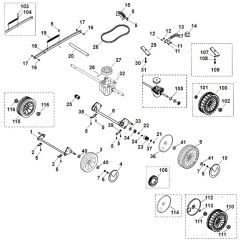 Viking MB455 - Chassis - Parts Diagram