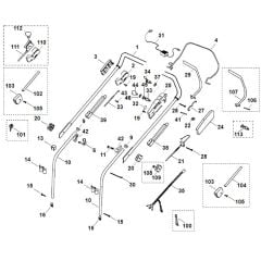 Viking MB455 E - Handle - Parts Diagram