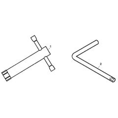 Viking MB455 E - Tools - Parts Diagram