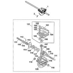 Viking MB455 - Gear Head - Parts Diagram