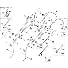 Viking MB455 - Handle - Parts Diagram