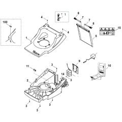 Viking MB455 M - Housing - Parts Diagram