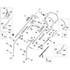 Viking MB455 MM - Handle - Parts Diagram