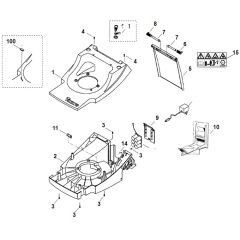 Viking MB455 MM - Housing - Parts Diagram