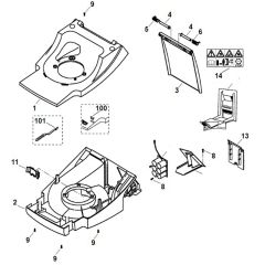 Viking MB505 - Housing - Parts Diagram