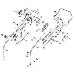 Viking MB505 MQ - Handle - Parts Diagram