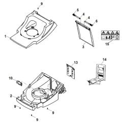 Viking MB505 MQ - Housing - Parts Diagram