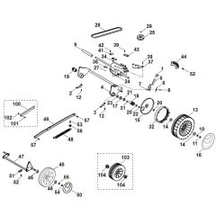 Viking MB505 S - Chassis - Parts Diagram