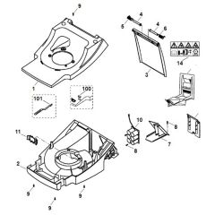 Viking MB505E - Housing - Parts Diagram