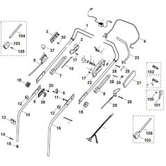 Viking MB505M - Handle - Parts Diagram