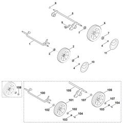 Viking MB545.0 - Chassis - Parts Diagram