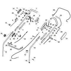 Viking MB555 BS - Handle - Parts Diagram