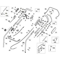 Viking MB555 C - Handle - Parts Diagram