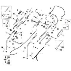 Viking MB555 M - Handle - Parts Diagram