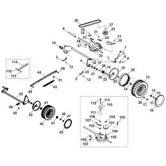 Viking MB555 PRO - Chassis - Parts Diagram