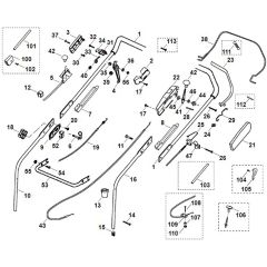 Viking MB555 S - Handle - Parts Diagram