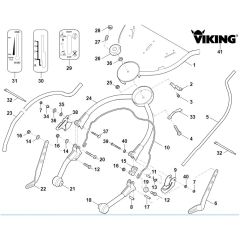 Viking MB858.0 - Handle - Parts Diagram