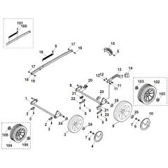 Viking MB 450 - Chassis - Parts Diagram