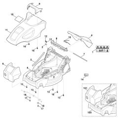 Viking ME235.0 - Housing - Parts Diagram