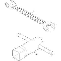 Viking ME340 - Tools - Parts Diagram