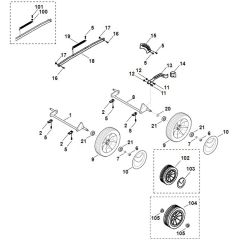 Viking ME400 - Chassis - Parts Diagram