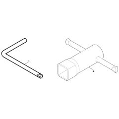 Viking ME400 M - Tools - Parts Diagram