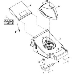 Viking ME410 - Housing - Parts Diagram