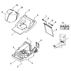 Viking ME450 - Housing - Parts Diagram