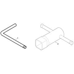 Viking ME450 M - Tools - Parts Diagram