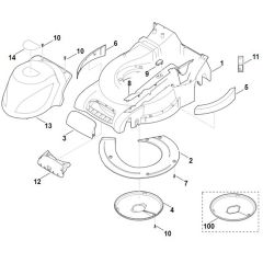 Viking ME545.0 - Housing - Parts Diagram