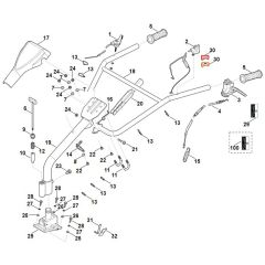 Stihl MH610.0 - Handle - Parts Diagram