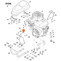 Stihl MH700.1 - Engine - Parts Diagram