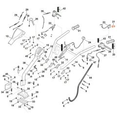 Stihl MH700.1 - Handle - Parts Diagram