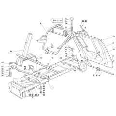 Viking MR345 - Frame - Parts Diagram