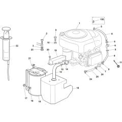 Viking MR385 - Engine - Parts Diagram