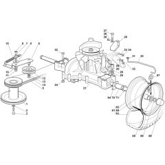 Viking MR385 - Gear Head - Parts Diagram