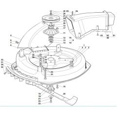 Viking MR385 - Mowing Deck - Parts Diagram