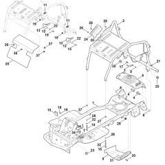 Viking MR4082.2 - Frame - Parts Diagram