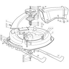 MR 13 29 - 2009 - 2T1132443/IM9 - Mountfield Ride On Mower 72cm Deck Diagram