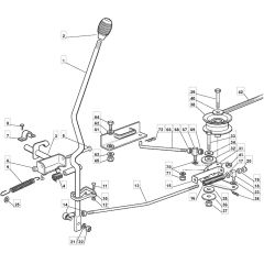 MR 13 29 - 2009 - 2T1132443/IM9 - Mountfield Ride On Mower Engagement Diagram