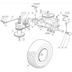 MR 13 29 - 2009 - 2T1132443/IM9 - Mountfield Ride On Mower Transmission Diagram