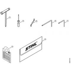 Genuine Stihl MS150 TC-E / J – Tools, Extras