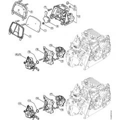 Genuine Stihl MS171 / G – Air Filter Manifold