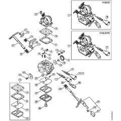 Genuine Stihl MS171 / J – Carburetor 1139/29 C1Q-S270