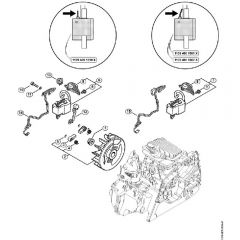 Genuine Stihl MS181 C-BE / G - Ignition System