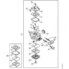 Genuine Stihl MS193 T / J – Carburetor 1137/20