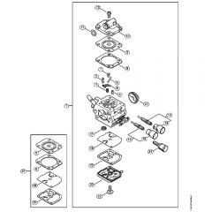 Genuine Stihl MS194 T / K - Carburetor 1137/21