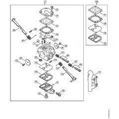 Genuine Stihl MS200 / M - Carburetor C1Q-S32 (20.2003), (41.2006)