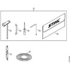 Genuine Stihl MS200 / N - Tools, Extras